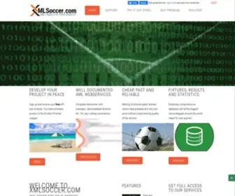 XMlsoccer.com Screenshot