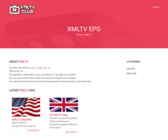 XMLTV.club(Get XMLTV iptv Guide) Screenshot