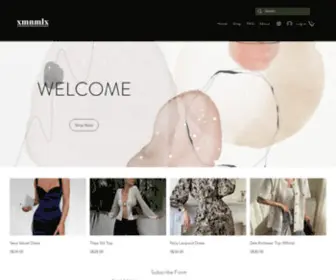 XMNMLX.com(Minimalist Fashion Online Store) Screenshot