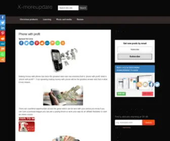 Xmoreupdate.xyz(Making money online) Screenshot