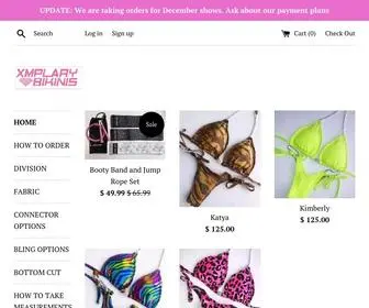 XMplarybikinis.com(XMPLARY BIKINIS) Screenshot