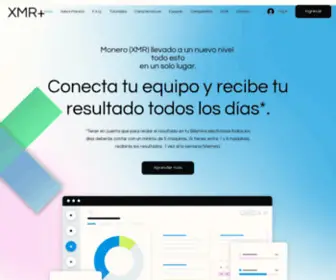 XMRplus.com(Inicio) Screenshot