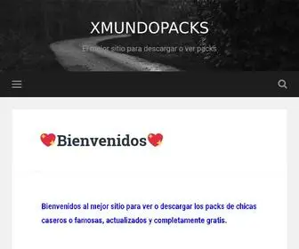 Xmundopacks.site(El mejor sitio para descargar o ver packs) Screenshot