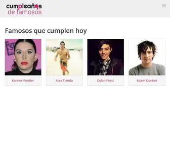 Cumpleañosdefamosos.com(Cumpleaños) Screenshot