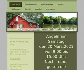 Forellenhof-MöLLensdorf.de(Forellenhof Möllensdorf) Screenshot