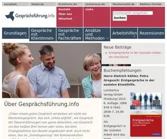 GespräCHSFührung.info(Startseite) Screenshot