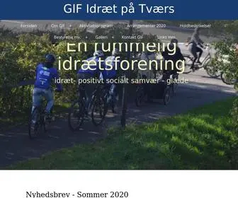 Gif-IDRæTPåTVæRS.dk(Forsiden) Screenshot