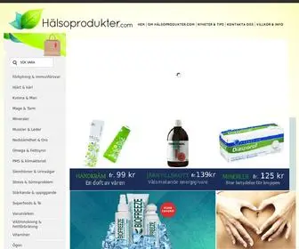 Hälsoprodukter.com(Hälsoprodukter) Screenshot