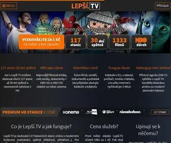 Lepší.tv(117 televizí přes internet online) Screenshot