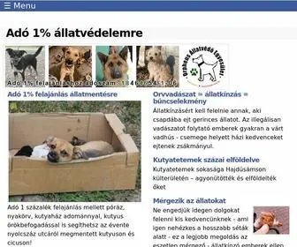 áLLatvéDő.hu(Állatvédő) Screenshot