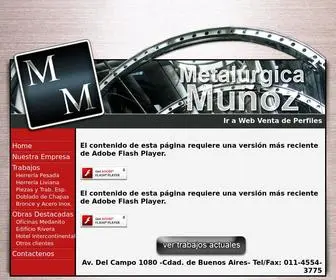 MetalurgicamuñOZ.com.ar(Metalúrgica) Screenshot