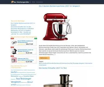 Nur-Küchengeräte.de(Nur Küchengeräte) Screenshot