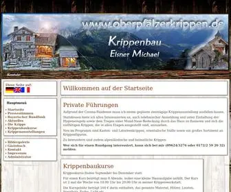 Oberpfälzerkrippen.de(Willkommen auf der Startseite) Screenshot