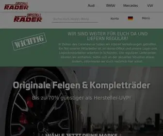 Original-Räder.de(Damit DEIN Auto ein ORIGINAL bleibt) Screenshot