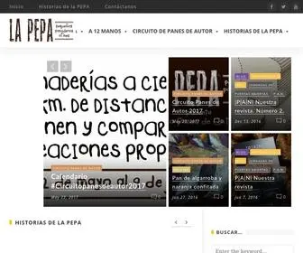 Pequeñospanaderosafines.com(La Pepa) Screenshot