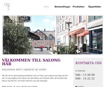 SalonghäR.se(Välkommen till Salong Här) Screenshot