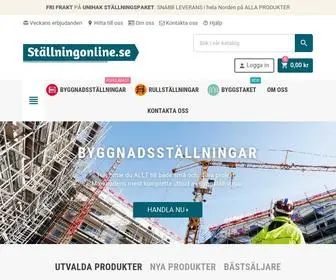 STäLLningonline.se(Byggställningar) Screenshot