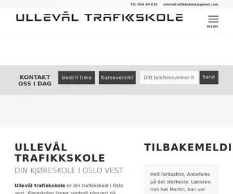 UllevåLtrafikkskole.no(Ullevål Trafikkskole) Screenshot