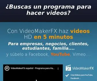 VideomakerfXespañOL.com(Programa para hacer videos) Screenshot