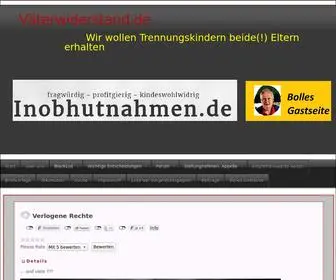 Väterwiderstand.de(Start) Screenshot