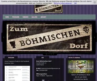 Zumböhmischendorf.de(WordPress) Screenshot