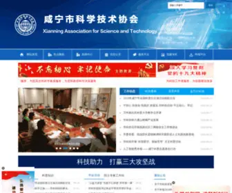 XNKX.org.cn(咸宁市科学技术协会) Screenshot