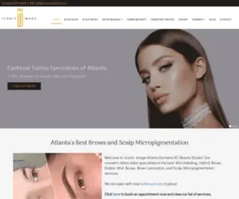 Xobeautyandbrows.com(ICONIC IMAGE) Screenshot