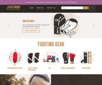 Xobgear.com(ᑕ❶ᑐ Fighting Gear MMA and Boxing) Screenshot