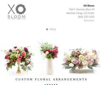 Xobloom.com(XO BLOOM Florist Westlake Village CA) Screenshot