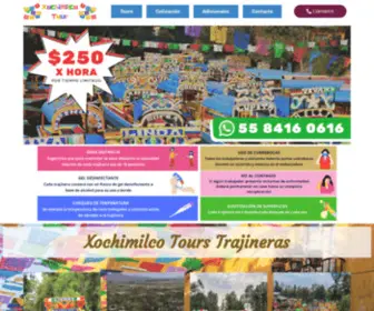 Xochimilcotours.com.mx(Xochimilco Tours) Screenshot