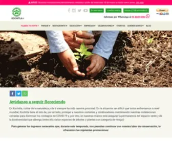 Xochitla.org.mx(Ecología) Screenshot