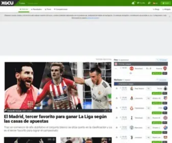 Xocu.com(Noticias y resultados de fútbol y otros deportes) Screenshot