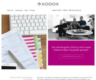 Xodox.de(Webdesign, Domains und SEO-Strategien) Screenshot