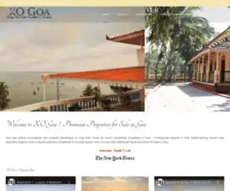 Xogoa.com(Luxury Real Estate Consultants & Developers) Screenshot