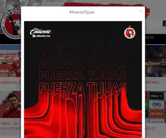 Xolos.com.mx(Club Tijuana Xoloitzcuintles de Caliente) Screenshot