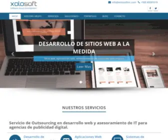 Xolosoftnic.com(XOLOSOFT Software Group Development Nicaragua) Screenshot