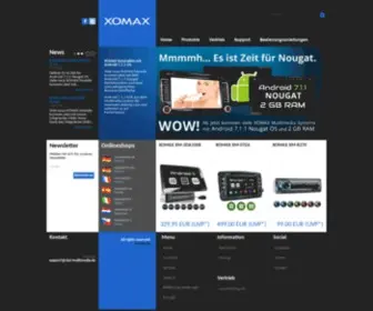 Xomax.de(XOMAX official Website) Screenshot