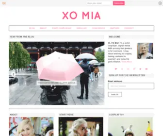 Xomia.com(Xo Mia) Screenshot
