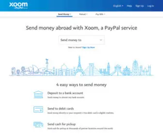 Xoom.com(Send Money Online) Screenshot