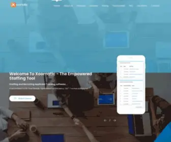 Xoomatic.com(Staffing and Recruiting Applicant Tracking software) Screenshot