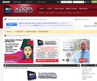 Xoomforums.com(Xoom Forum) Screenshot