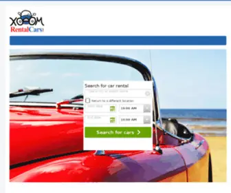 Xoomrentalcars.com(Cheapest Rental Cars At The Best Car Rental Deals) Screenshot