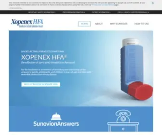 Xopenex.com(Xopenex) Screenshot