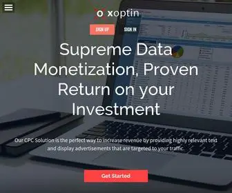 Xoptin.com(Xoptin) Screenshot