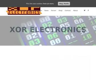 Xor-Electronics.com(XOR Electronics) Screenshot