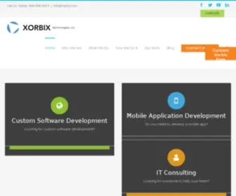 Xorbix.com(Custom Software & Mobile App Development) Screenshot