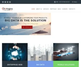 Xorlogics.com(Excellence in Custom Software Development) Screenshot