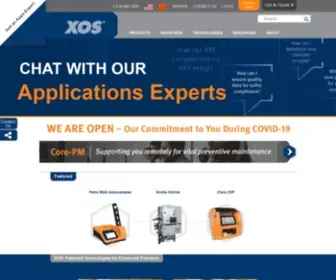 Xos.com(Best-in-Class XRF Analyzers) Screenshot