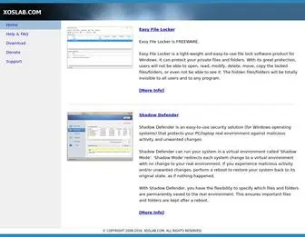 Xoslab.com(Free File Lock Program) Screenshot