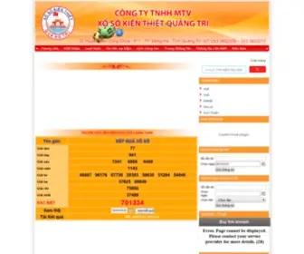 Xosoquangtri.com.vn(Công) Screenshot
